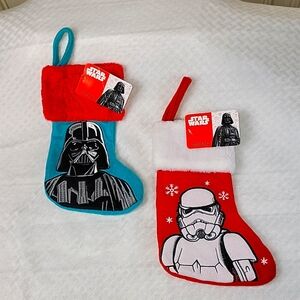 Star Wars Disney Darth Vadar and Storm Trooper Christmas Stocking